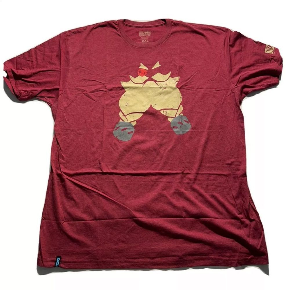 Men’s Torbjorn Red Overwatch Hero T-Shirt Size 2XL